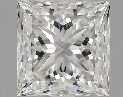 2.38ct H VS1 Rare Carat Ideal Cut Princess Lab Grown Diamond