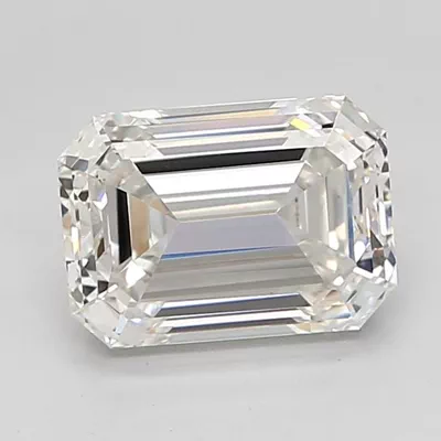 3.03ct G VVS2 Excellent Cut Emerald Lab Grown Diamond