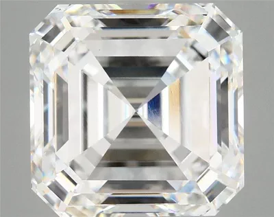 8.03ct F VVS2 Rare Carat Ideal Cut Asscher Lab Grown Diamond
