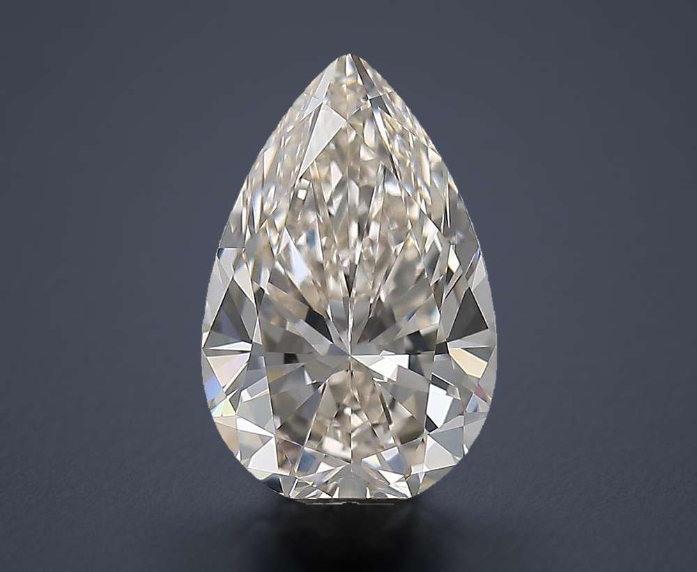 3.51ct K VVS1 Rare Carat Ideal Cut Pear Diamond