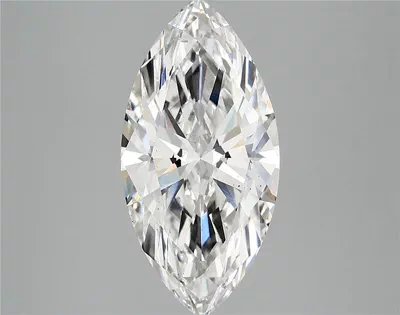 2.69ct F VS2 Rare Carat Ideal Cut Marquise Lab Grown Diamond