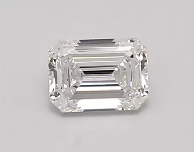 0.68ct D VS1 Rare Carat Ideal Cut Emerald Lab Grown Diamond