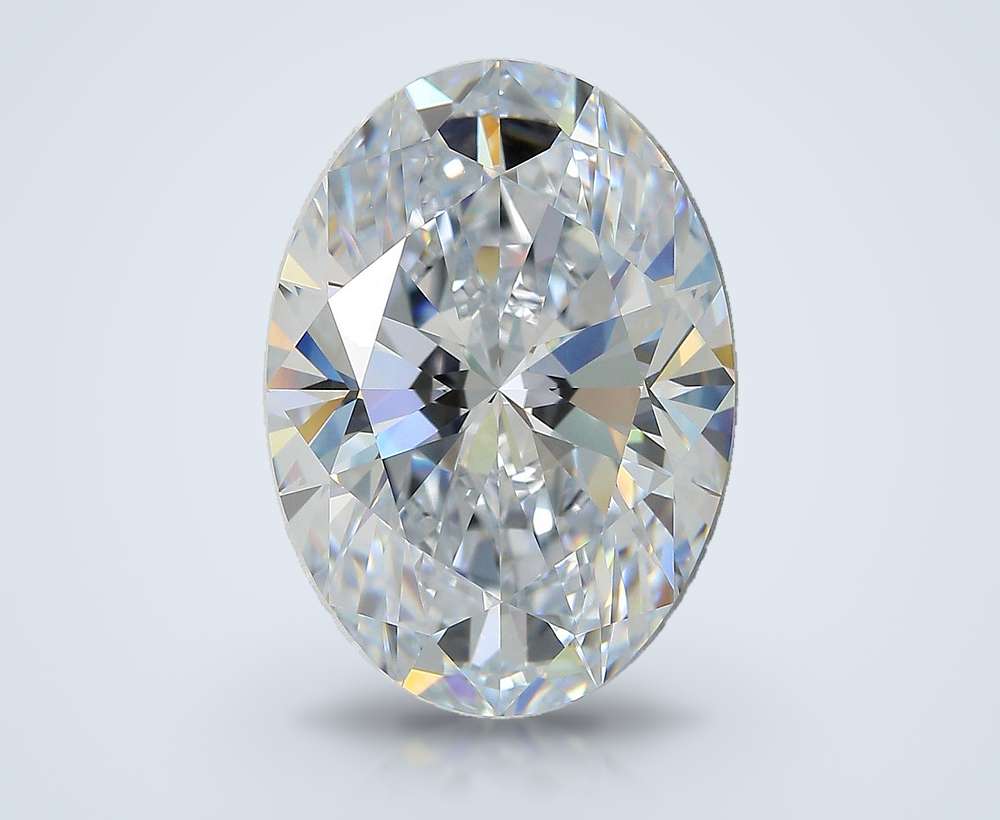 8.27ct H VVS2 Rare Carat Ideal Cut Oval Lab Grown Diamond