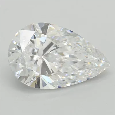 1.53ct D VS1 Rare Carat Ideal Cut Pear Lab Grown Diamond