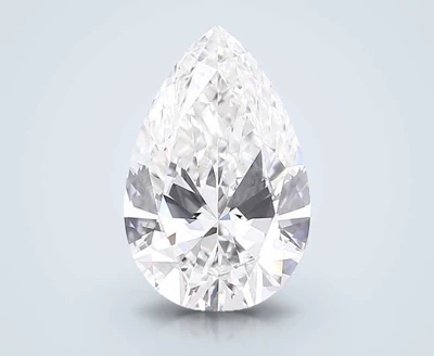 3.51ct F VVS2 Rare Carat Ideal Cut Pear Lab Grown Diamond