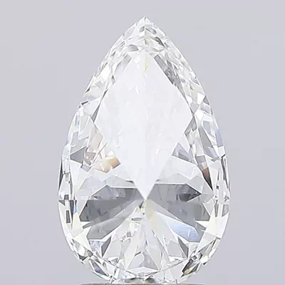 2.55ct F VVS2 Rare Carat Ideal Cut Pear Lab Grown Diamond