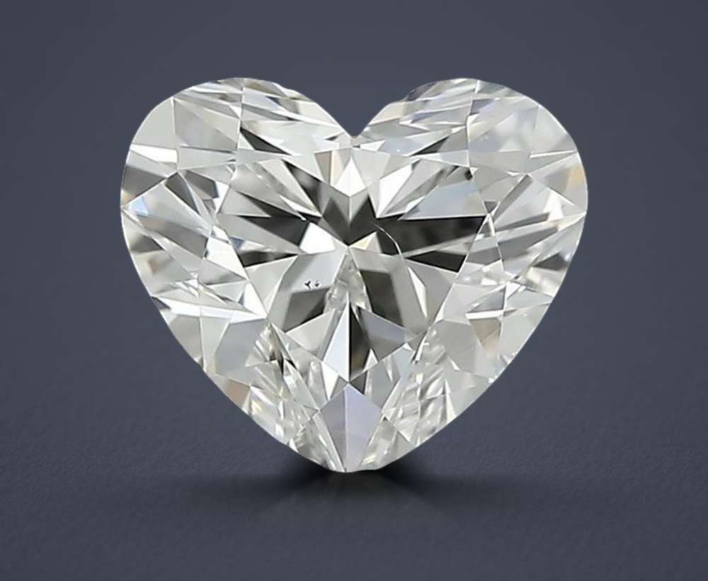 0.61ct I SI1 Rare Carat Ideal Cut Heart Diamond