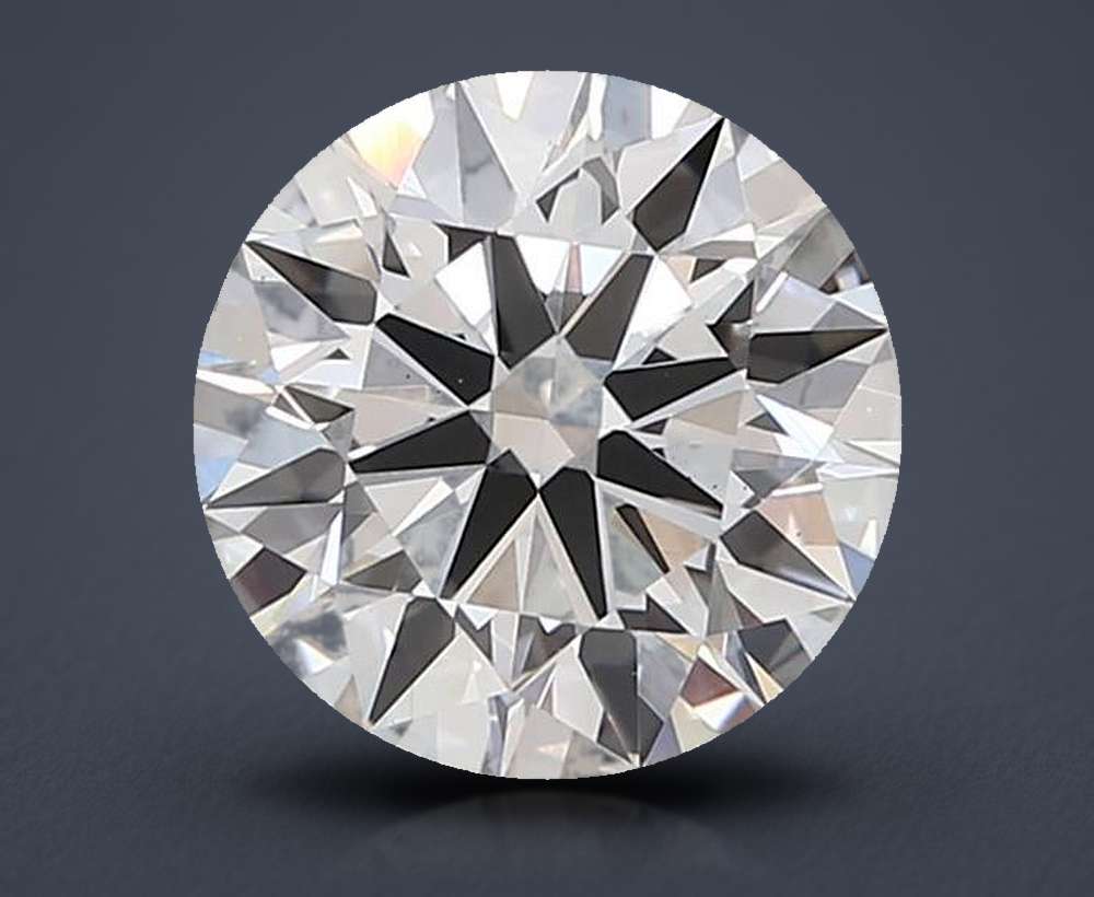 2.52ct D VS1 Rare Carat Ideal Cut Round Lab Grown Diamond