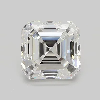 2.07ct E VVS2 Rare Carat Ideal Cut Asscher Lab Grown Diamond