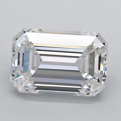 2.08ct D VS1 Rare Carat Ideal Cut Emerald Lab Grown Diamond