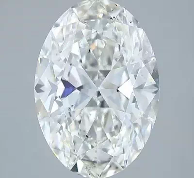 5.06ct F SI1 Rare Carat Ideal Cut Oval Diamond
