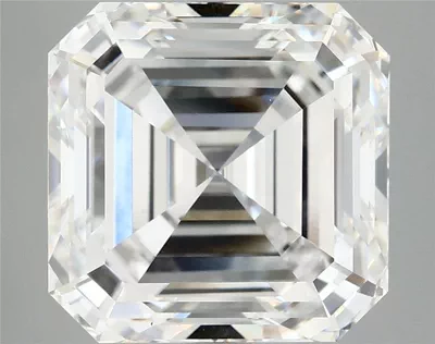 8.02ct F VS1 Rare Carat Ideal Cut Asscher Lab Grown Diamond