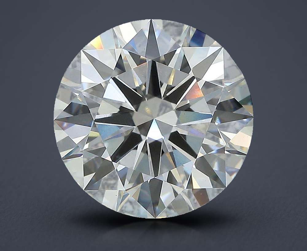 5.11ct F VS1 Rare Carat Ideal Cut Round Lab Grown Diamond