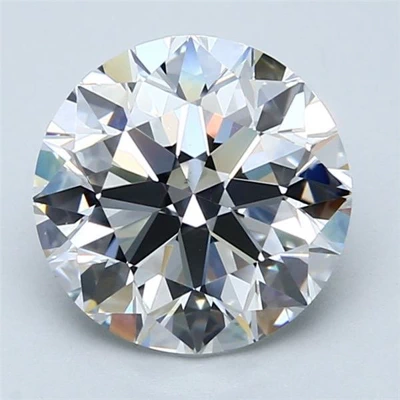 3.21ct E VS1 Rare Carat Ideal Cut Round Diamond