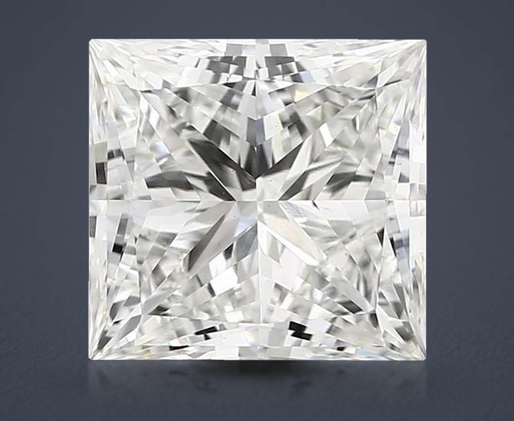 6.04ct G VS1 Very Good Cut Princess Lab Grown Diamond