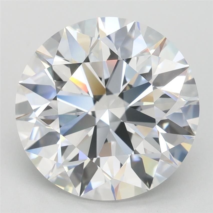 4.17ct D IF Rare Carat Ideal Cut Round Lab Grown Diamond