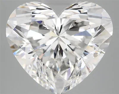 6.22ct E VVS2 Rare Carat Ideal Cut Heart Lab Grown Diamond