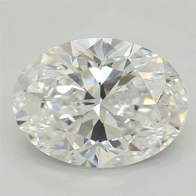 1.51ct D VS2 Rare Carat Ideal Cut Oval Lab Grown Diamond
