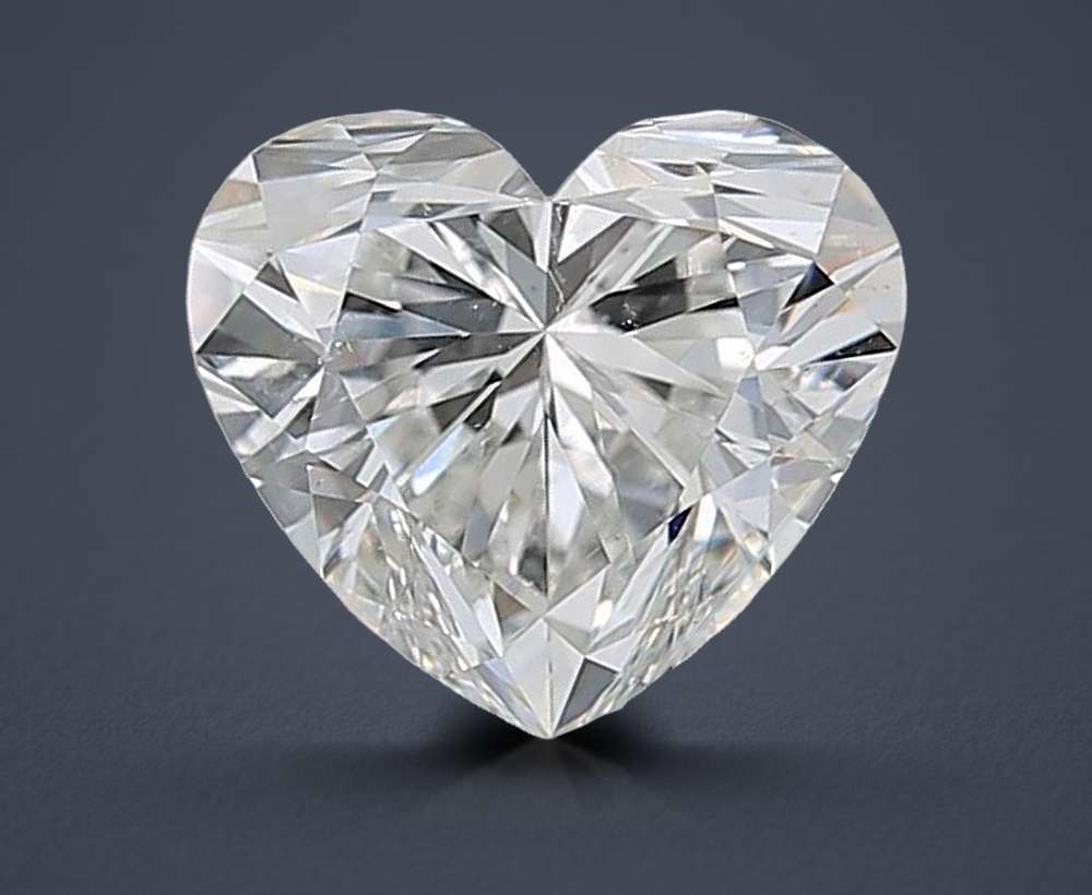 1.09ct G SI2 Rare Carat Ideal Cut Heart Diamond