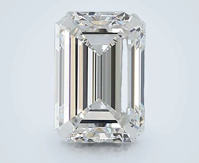 1.35ct D VS2 Rare Carat Ideal Cut Emerald Lab Grown Diamond