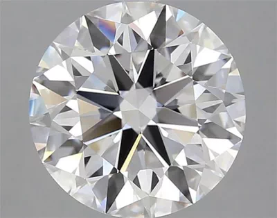 3.07ct D FL Rare Carat Ideal Cut Round Diamond