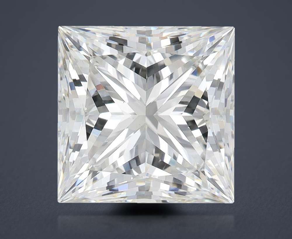 6.10ct G VS1 Rare Carat Ideal Cut Princess Lab Grown Diamond