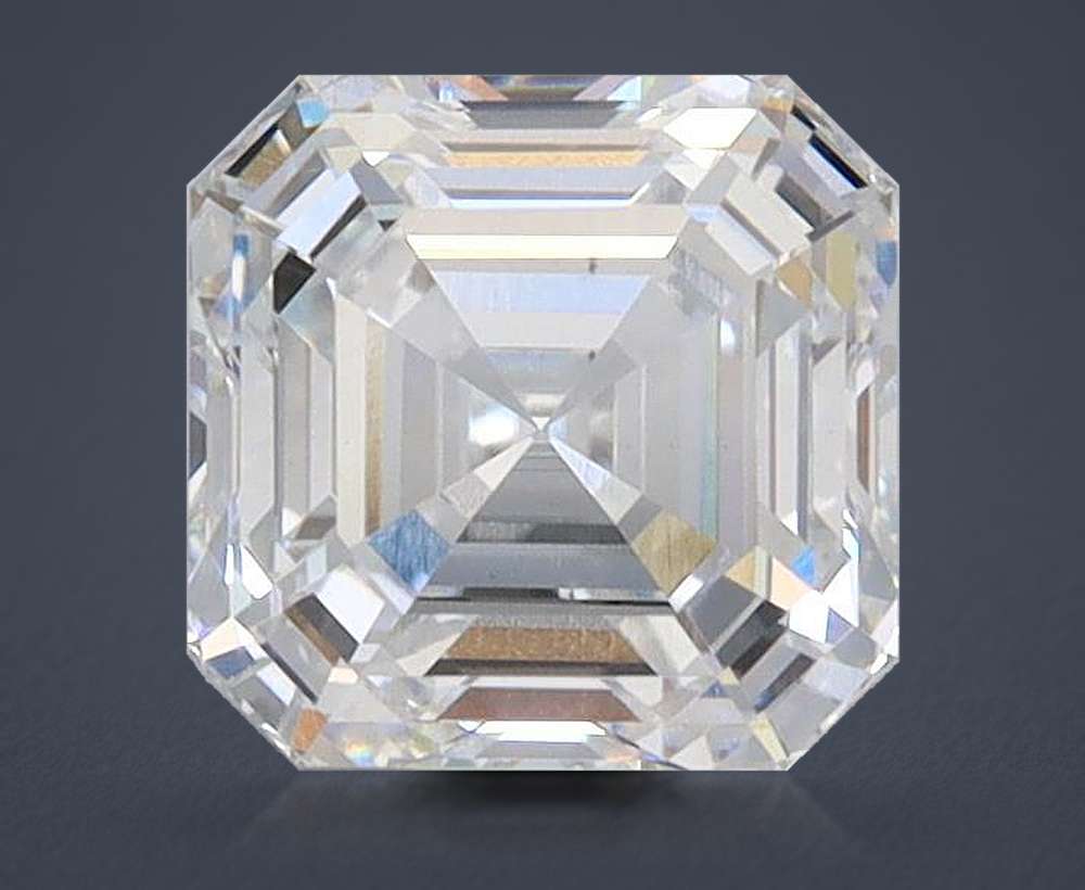 1.51ct D VS1 Rare Carat Ideal Cut Asscher Lab Grown Diamond