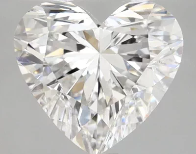 1.39ct F VS1 Rare Carat Ideal Cut Heart Lab Grown Diamond