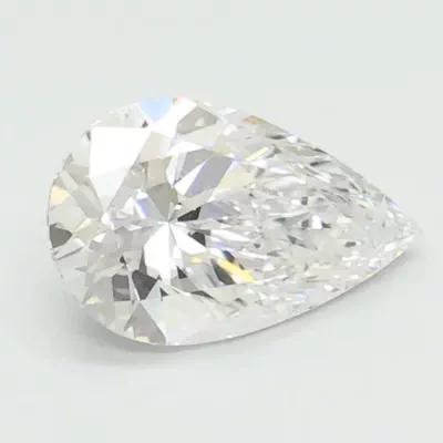 0.94ct D VS2 Rare Carat Ideal Cut Pear Lab Grown Diamond
