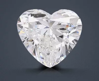 25.72ct G VS1 Rare Carat Ideal Cut Heart Lab Grown Diamond