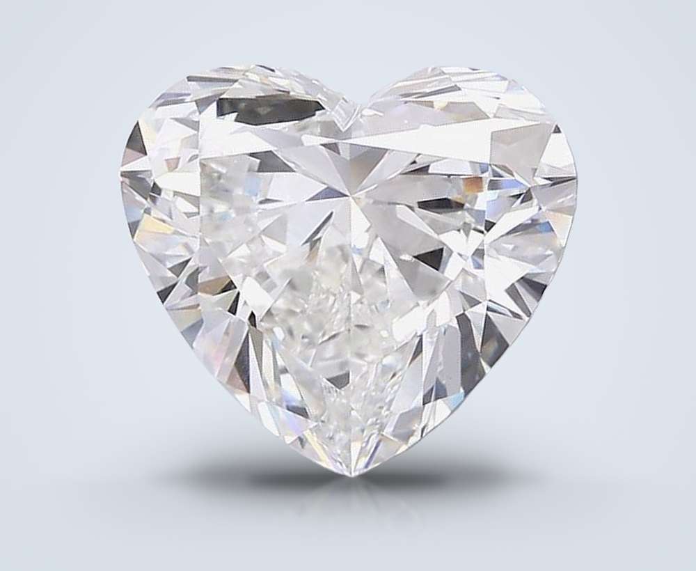 25.72ct G VS1 Rare Carat Ideal Cut Heart Lab Grown Diamond