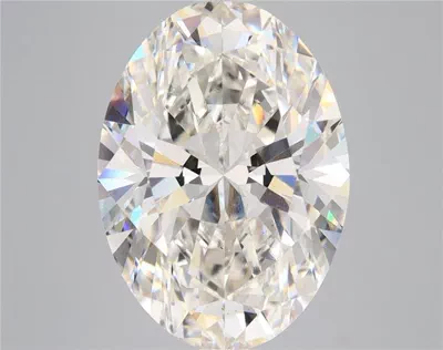6.33ct H VS2 Rare Carat Ideal Cut Oval Lab Grown Diamond