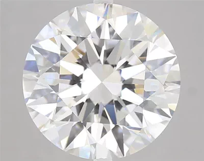 6.05ct D VVS2 Excellent Cut Round Lab Grown Diamond