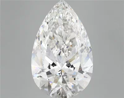 11.70ct F VVS2 Rare Carat Ideal Cut Pear Lab Grown Diamond