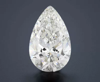 11.70ct F VVS2 Rare Carat Ideal Cut Pear Lab Grown Diamond
