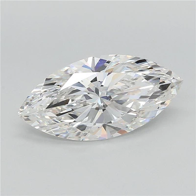 3.03ct F VS1 Rare Carat Ideal Cut Marquise Lab Grown Diamond