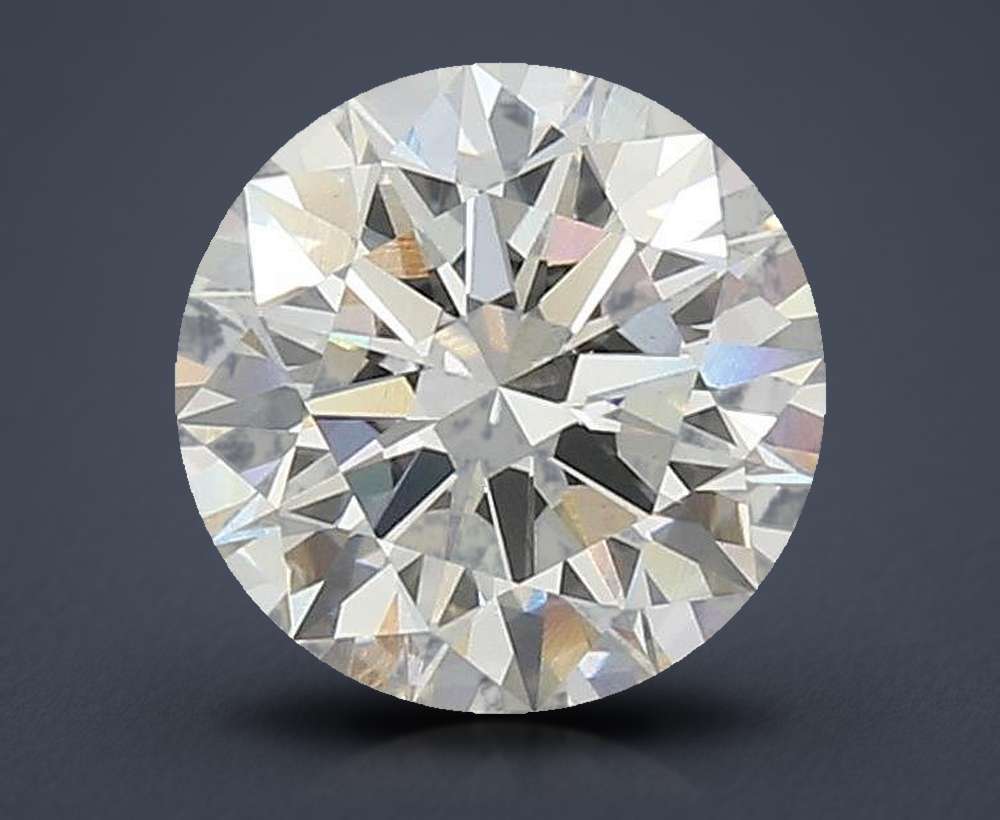 3.09ct F VVS1 Rare Carat Ideal Cut Round Lab Grown Diamond
