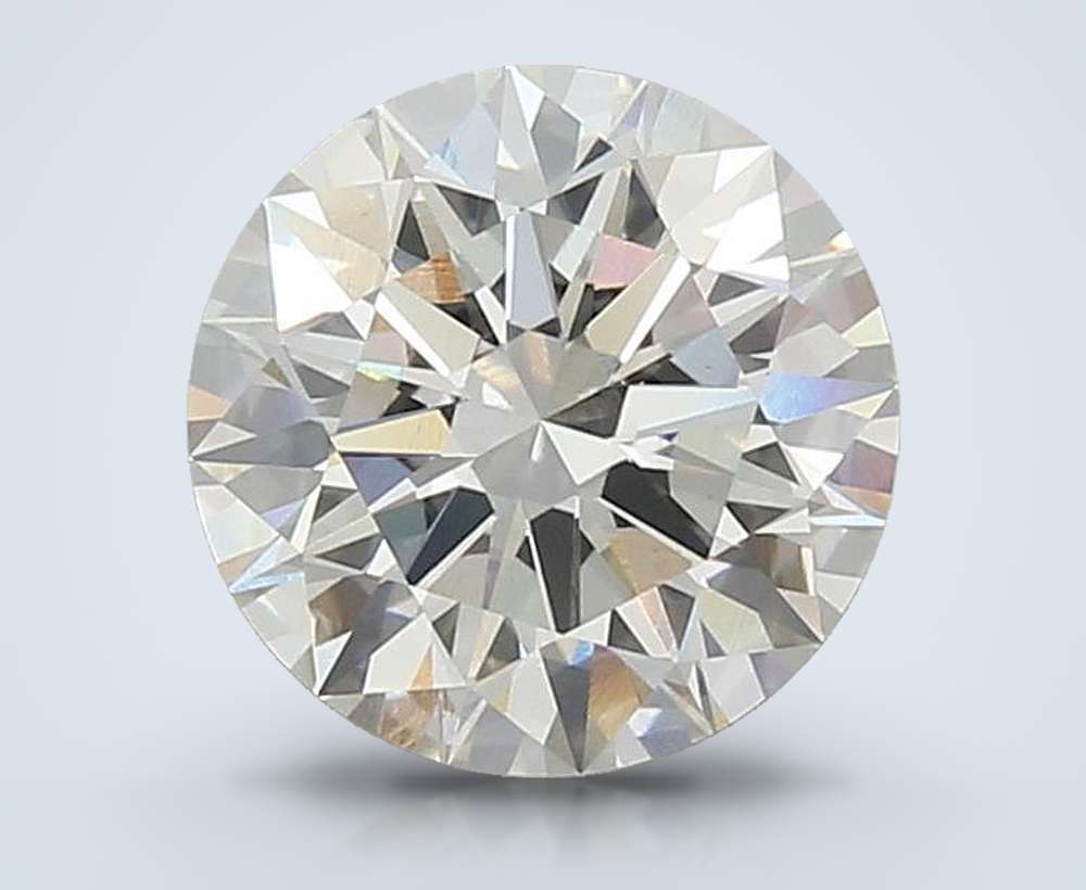 3.09ct F VVS1 Rare Carat Ideal Cut Round Lab Grown Diamond