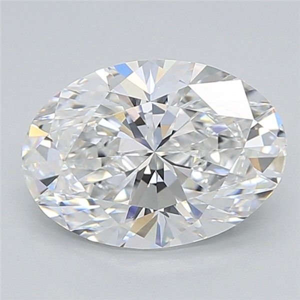 2.01ct D VVS2 Very Good Cut Oval Lab Grown Diamond