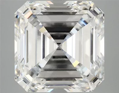 8.05ct F VVS2 Very Good Cut Asscher Lab Grown Diamond
