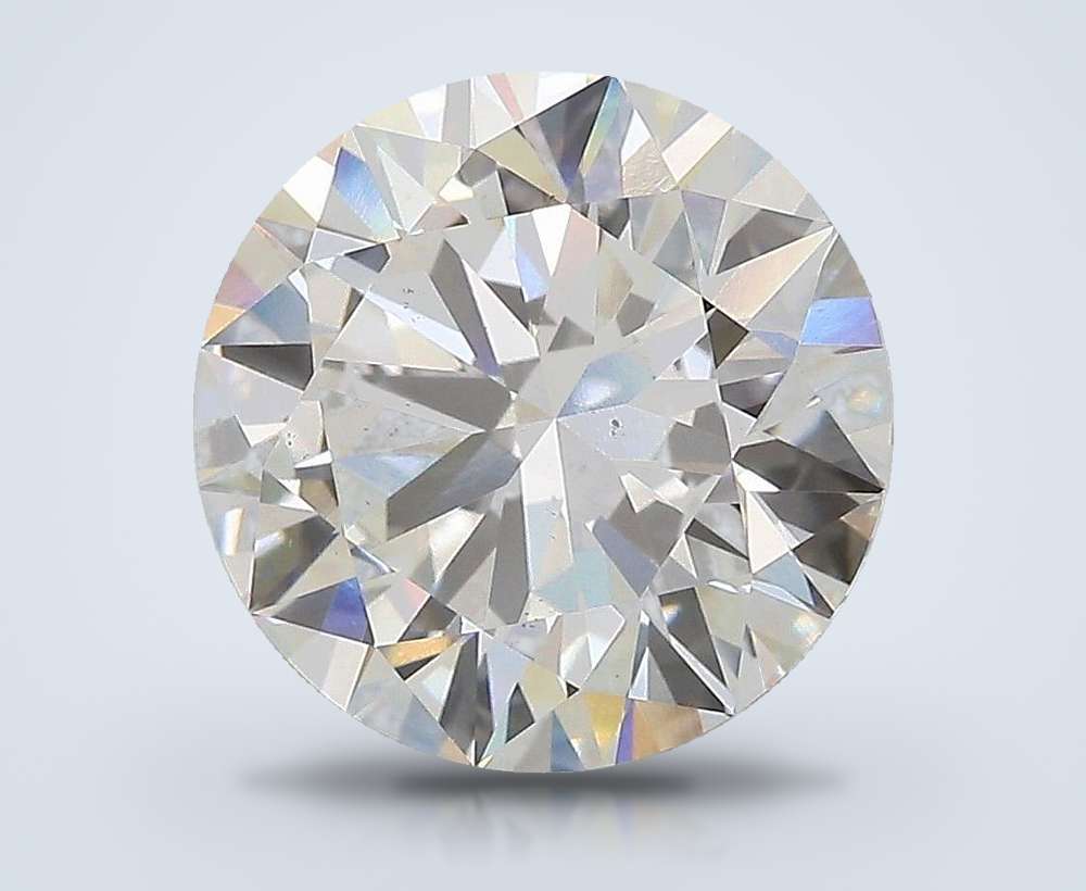 4.02ct E VS2 Excellent Cut Round Lab Grown Diamond