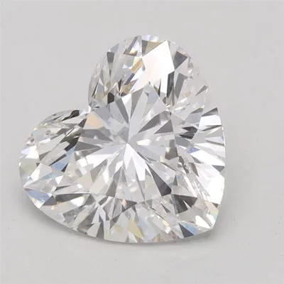 1.47ct F VVS2 Rare Carat Ideal Cut Heart Lab Grown Diamond