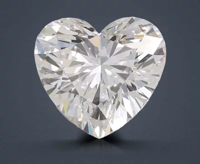 1.47ct F VVS2 Rare Carat Ideal Cut Heart Lab Grown Diamond