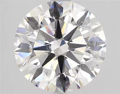 2.71ct D SI1 Rare Carat Ideal Cut Round Diamond