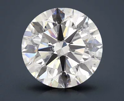 2.71ct D SI1 Rare Carat Ideal Cut Round Diamond