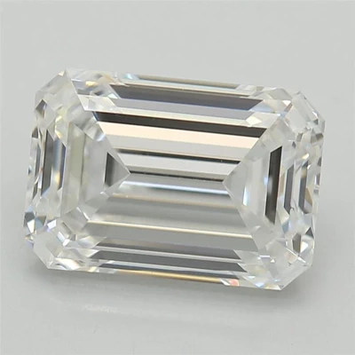 2.02ct D VS2 Rare Carat Ideal Cut Emerald Lab Grown Diamond