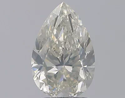 2.00ct K SI2 Rare Carat Ideal Cut Pear Diamond