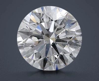 3.36ct E SI2 Rare Carat Ideal Cut Round Diamond