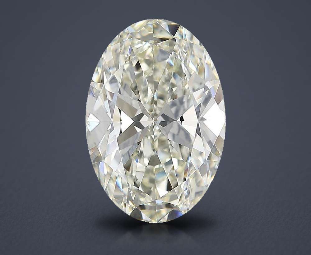 4.70ct K VS2 Rare Carat Ideal Cut Oval Diamond