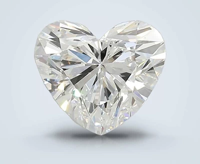 2.43ct D VS1 Rare Carat Ideal Cut Heart Lab Grown Diamond